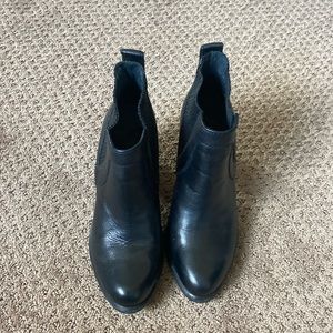 Ugg black leather boots